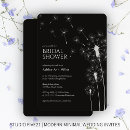 Search for black shower wedding invitations Rustic