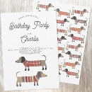 Search for sausage party invitations Dachshund