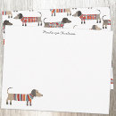 Search for cute dog note cards Dachshund