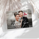 Search for double sided thank you cards Just married