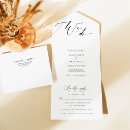 Search for send off wedding invitations Black and white