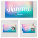 Search for skincare business cards Qr code