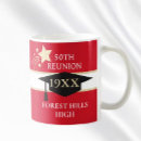 Search for school reunion mugs Red