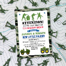 Search for military baby shower invitations Camouflage