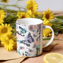 Search for butterfly pattern mugs Colourful