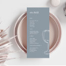 Search for retro wedding menus Blue