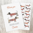 Search for dachshund thank you cards Doxie
