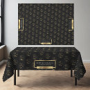 Search for black and gold tablecloths Promotional