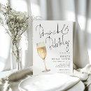 Search for modern brunch and bubbly invitations Trendy
