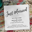 Search for just married wedding invitations Casual