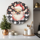 Search for vintage santa claus clocks Festive