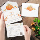 Search for pumpkin wedding invitations Qr code