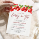 Search for cherries invitations Cherry on top