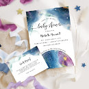 Search for constellations baby shower invitations Watercolor