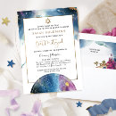 Search for purple bar bat mitzvah invitations Blue