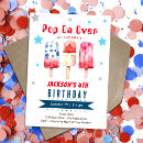 Search for children day invitations Red white and blue