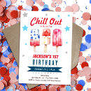 Search for patriotic 1st birthday invitations Red white and blue