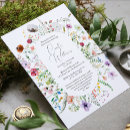 Search for elegant watercolor floral baby shower invitations Boho chic