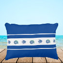Search for blue and white fish cushions Stripes