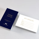 Search for navy blue and gold business cards Simple