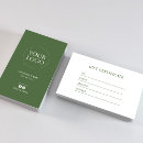 Search for forest business cards Simple