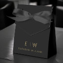 Search for black and gold favour boxes Typography