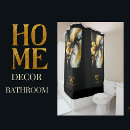 Search for black marble shower curtains Agate