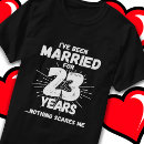 Search for 23rd anniversary tshirts Marriage