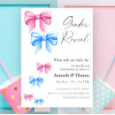 Search for bow gender reveal invitations What will baby be