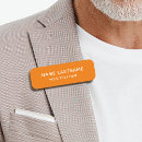 Search for orange name tags Modern