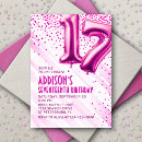 Search for 17 year old birthday invitations For her