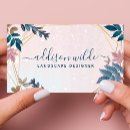 Search for botanical business cards Blush pink