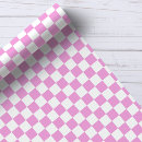 Search for pink and white wrapping paper Chequerboard