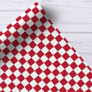 Search for red and white gingham wrapping paper Chequerboard