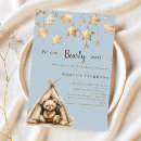 Search for boho brunch baby shower invitations Dusty blue