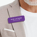 Search for purple name tags Modern
