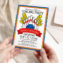 Search for bowling alley birthday invitations Children