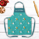 Search for vintage 1960 aprons Mid century