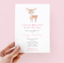 Search for fawn baby shower invitations Woodland