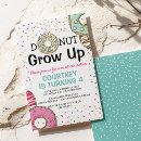 Search for doughnut grow up invitations Party