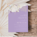 Search for purple fall wedding invitations Boho
