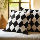 Search for black and white harlequin cushions Geometric