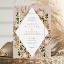 Search for desert rose wedding invitations Bohemian