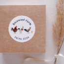 Search for chicken egg stickers Family farm