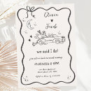 Search for quirky wedding invitations Hand drawn