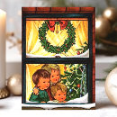 Search for window scene christmas cards Children