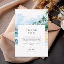 Search for beach bridal shower thank you cards Summer