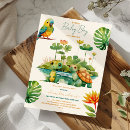 Search for tropical jungle invitations Watercolor