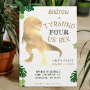 Search for gold dinosaur invitations Watercolor