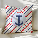 Search for navy and red cushions Stripes